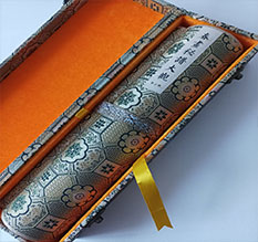 容县书画装裱案例